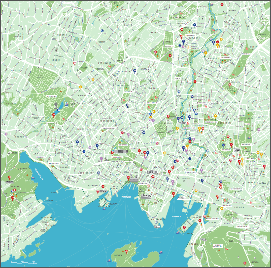 Oslo – NorwayCartography